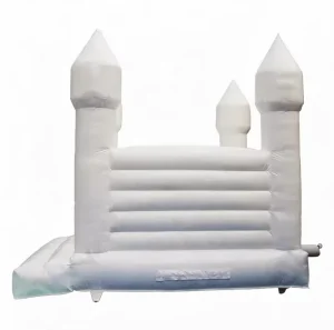 Combo gonfiabile in PVC bianco del produttore, percorso ad ostacoli per matrimoni, castello gonfiabile tutto bianco