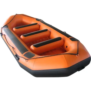 Marine 3.3M 5 Person Inflatable Rubber Boats Thicken Portable Fishing Kayaks Rafts for Adults and Kids With Accessories