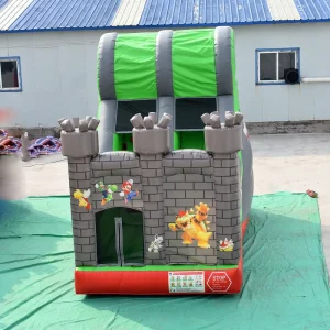 Mario Theme Inflatable Bouncer Water Slides Bounce Bouncy Castle Kids Playhouse Combo Inflatable Jumping Castle With Slide