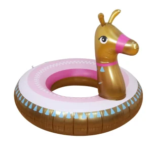 Material Pool Floats Ride Pool Party Water Supplies Toys Inflatable Alpaca Swimming Ring Jjustware High quality PVC Child CN JIA
