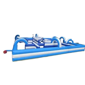 Maze and Labyrinth Type Inflatable Go Kart Race Track Inflatable Barrier With Arch for Sports