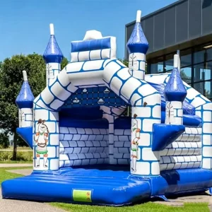 Medieval Knight Castle Inflatable Bouncy House Commercial PVC Kids Outdoor Jumping Castle for Party Rental
