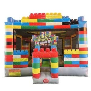 Mega Block Party Bounce House Maison Gonflable Inflables Infantiles Jumping Bouncy Castle for Kids