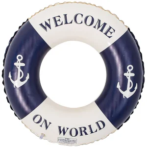 Men Children Inflatable Swim Ring Eco Friendly PVC Material Waterproof Customizable Pool Floating Accessory