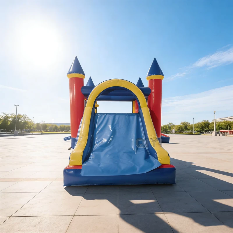 Castillo inflable mini, casa de juegos inflable para niños, casa de rebote para el jardín