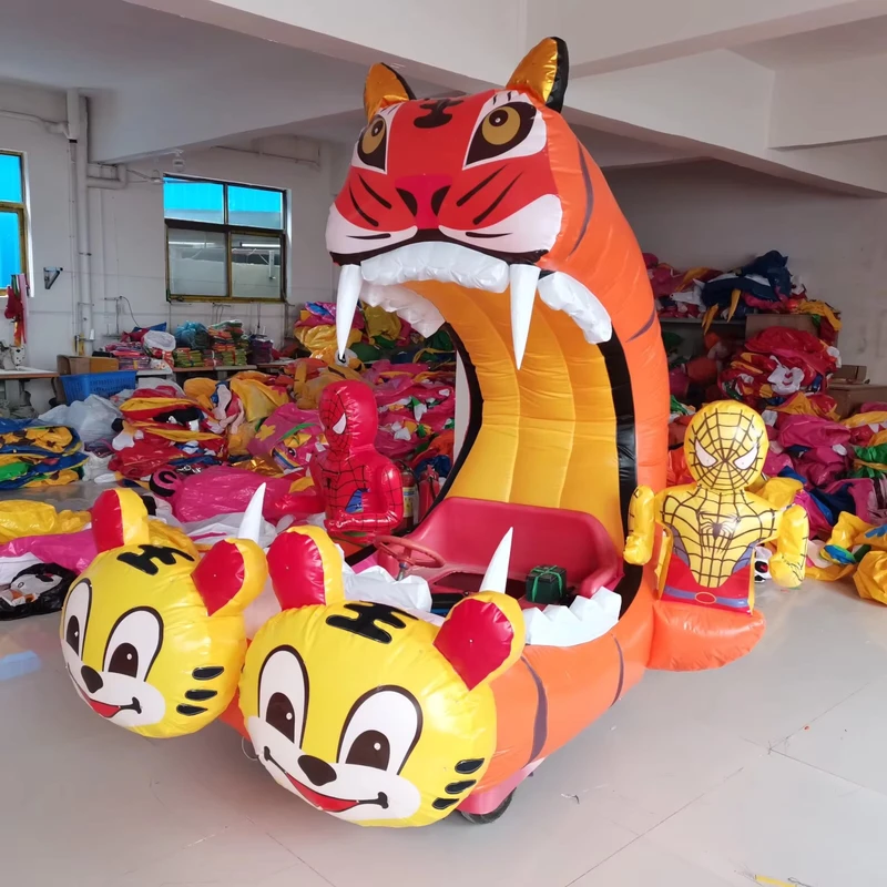 Mini Inflatable Battery Remote Rides for Amusement Park Entertainment Colorful Indoor Toys for Kindergarten