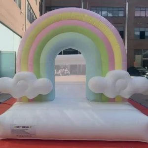 Mini Castillo Inflable para Diversión en Casa de Rebote