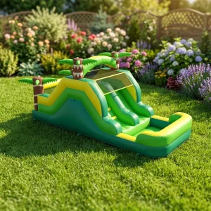 Mini Inflatable Jumping Castle Slide for Kids Party