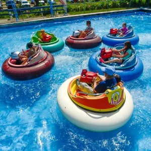 Mini Inflatable PVC Bumper Cars Track Battery Powered Large Outdoor Amusement Equipment for Events Ages All