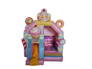 Mini Toddler Indoor Backyard Party Rentals Equipment Commercial Inflatable Candy Bouncer Jumping Bouncy Castle for Sale