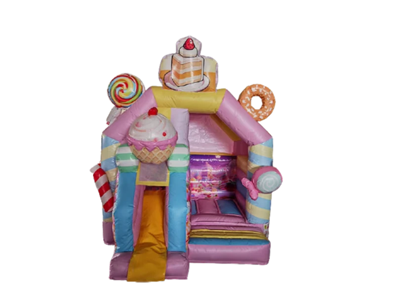 ミニ幼児用屋内バックヤードパーティーレンタル機器 商業用インフレータブルキャンディーバウンサー ジャンピングバウンシーキャッスル 販売中