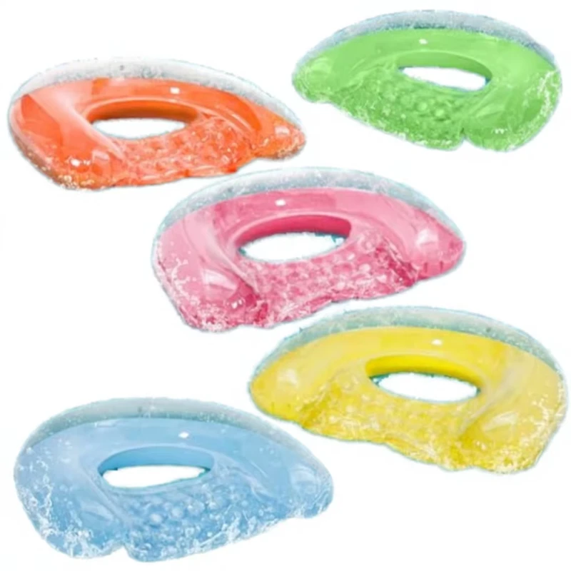 Minimalistisch Ontwerp 5 Kleur PVC Opblaasbare Zwemring Unisex Volwassenen Zwembad Float Draagbare Zwemring