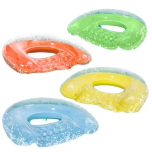 Flutuador de Cadeira de Piscina para Adultos com Design Minimalista - Cores que Melhoram o Humor - Cadeira Rede 3 em 1 Inflável