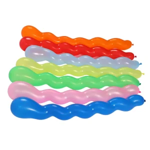 Globos de Látex en Espiral de Colores Mixtos