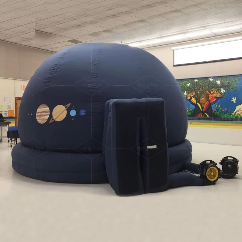 Mobile Digital Cinema Star Projector Inflatable Planetarium Dome Tent With Cover