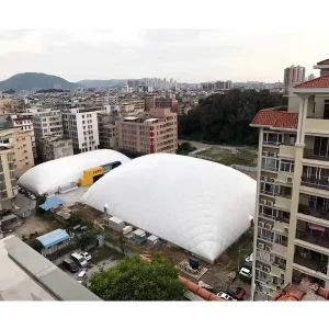 Estadio Inflable de Cúpulas de Aire Móviles para Edificios Soportados por Aire, Cúpula de Aire Inflable para Cancha de Tenis y Cancha de Baloncesto