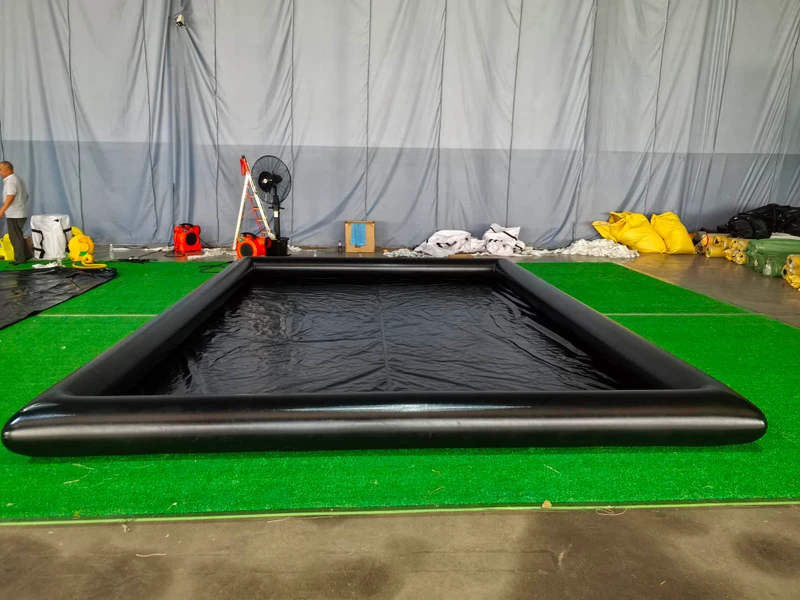 Mobile Inflatable Water Containment Pool for Car Washing