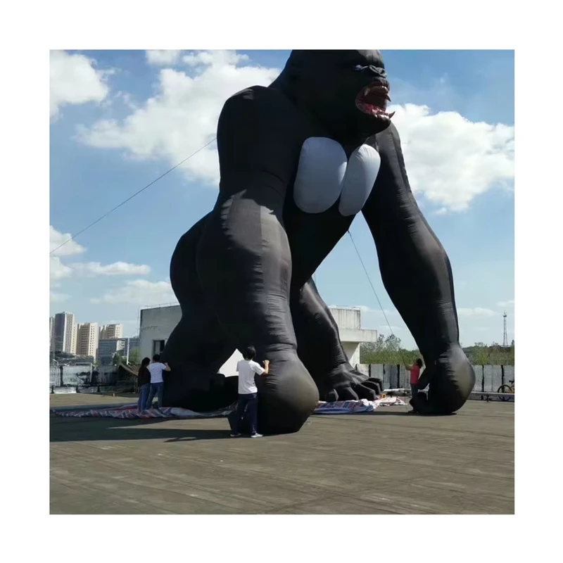 Modello Pubblicitario Gonfiabile Gigante di Gorilla per Decorazione, Costume di Mano di King Kong Gonfiabile