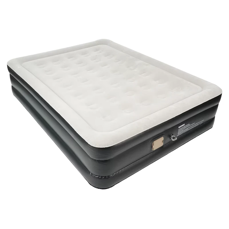 Modern Design Air Bed with Electric Built-in Pump PVC Inflatable Home Furniture Foldable for Bedroom Living Room Medium Size