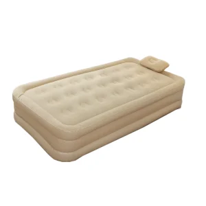 Modern Design Automatic PVC Inflatable Mattress Foldable Single or Double with Built In Pump for Outdoor Use for Parks