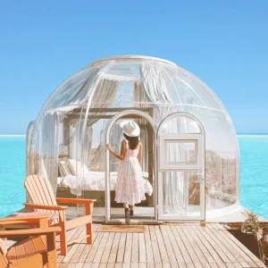 Modern Design Clear Outdoor Pavilion Tent Hotel Inflatable Bubble Lodge with Polycarbonate Transparent Star House PC Material