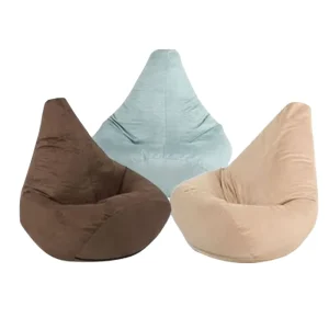 Modernes Design Faltbarer Flockstoff Aufblasbarer Sitzsack Wasserdicht Abnehmbarer Bezug Wohnzimmermöbel
