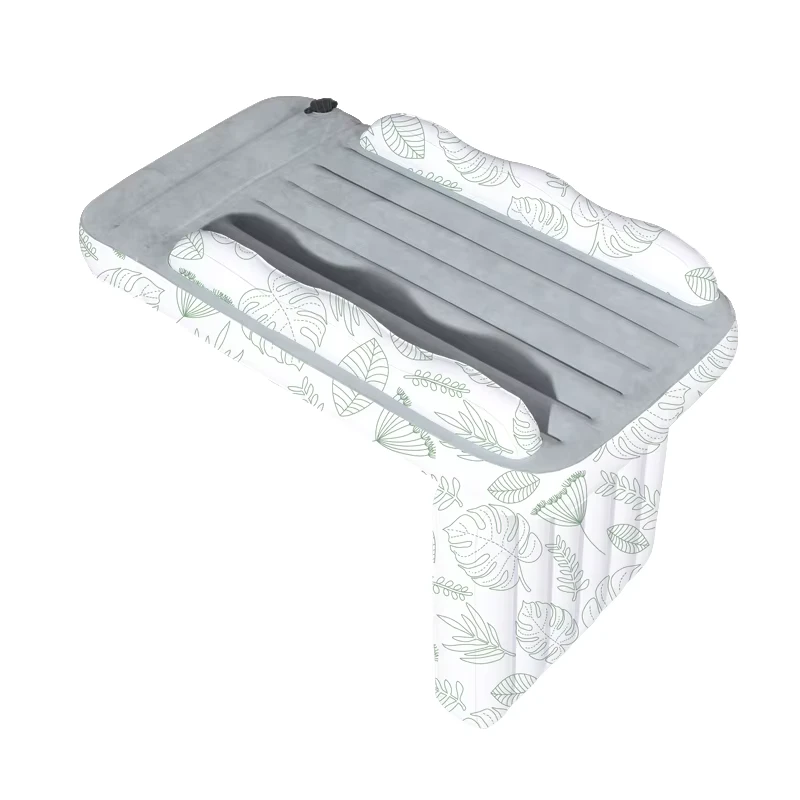 Modern Ontwerp Opblaasbaar Vouwbaar Luchtbed Zacht PVC Hoes Peuters Reisbed Vliegtuigen Hogesnelheidstreinen Thuismeubilair