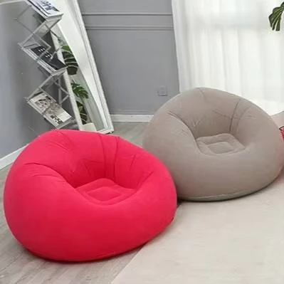 Divano Gonfiabile in PVC con Design Moderno e Altezza Regolabile, Portatile e Pieghevole, Impermeabile per Uso in Esterni e Parchi