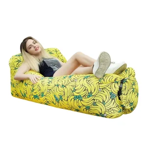 Modern Eco Friendly Foldable Portable Lounge Chair Ottoman Inflatable Multi functional Sofa Outdoor Hotel Use Living Room