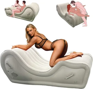 Ghế sofa hơi PVC tự động hoàn toàn hiện đại, ghế nằm đơn giản, dễ dàng di chuyển, đệm hơi cho phòng khách và phòng ngủ
