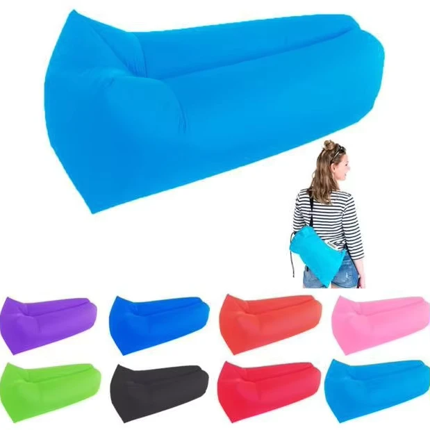 Moderne Opblaasbare Lounge Stoelen Banken Opvouwbaar Eco PVC Multifunctionele Buitenmeubels voor Strand Picknicks Muziekfestivals