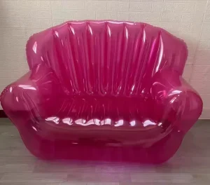 Sofa Bơm Hơi Ngoài Trời Hiện Đại Đơn Đôi Trong Suốt Dày Dạn Dễ Dàng Gập Lại Dành Cho Phòng Ngủ Thư Giãn Của Người Lớn
