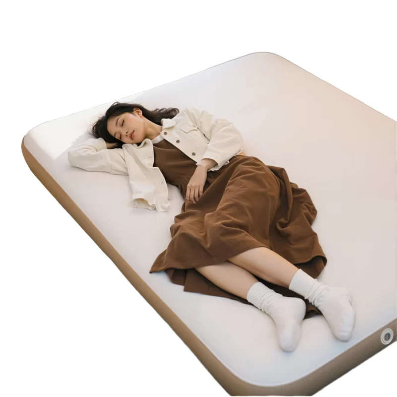Modern PVC Automatic Inflatable Air Mattress for Camping 3-Person Portable Foldable Bed with Pump