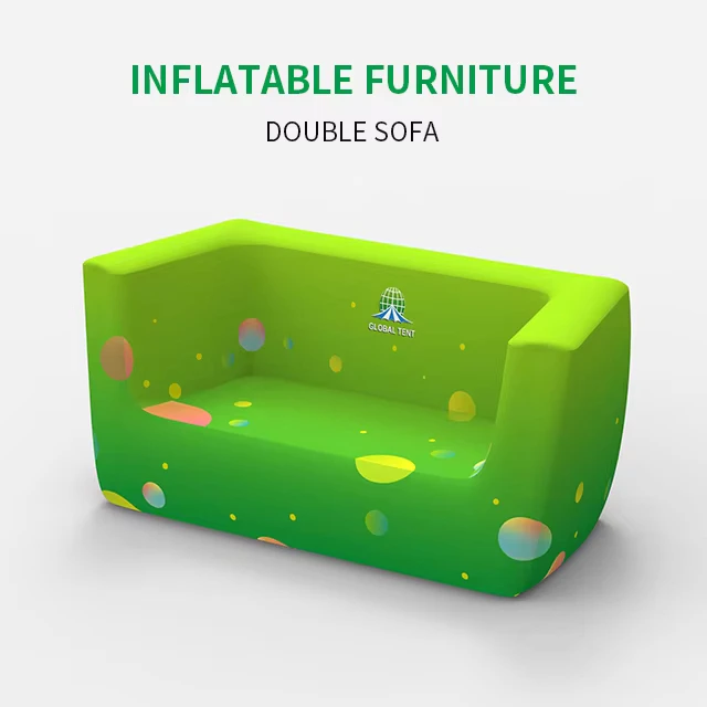 Divano gonfiabile moderno portatile con pompa elettrica, design compatto per interni ed esterni, mobili per campeggio, patio e spiaggia