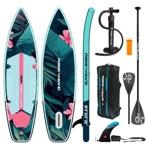 Modern Print Design Inflatable Stand up Paddle Board 10’8″ ISUP Surfboard for Adults Factory Price Paddleboard SUP