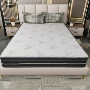 Giường bơm hơi bằng foam nhớ latex kích thước Queen hiện đại với tính năng làm mát, đồ nội thất khách sạn, sản xuất tại Trung Quốc