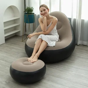 Moderner einzelner faltbarer aufblasbarer PVC-Sofa-Bett mit Liegesitz für Outdoor-Camping & Hotels