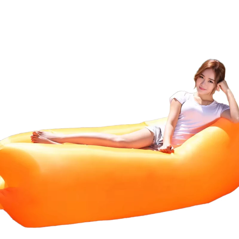 โซฟาแอร์นวดพกพาแบบพับได้สำหรับชายหาด โซฟาเบาะลมสำหรับตั้งแคมป์