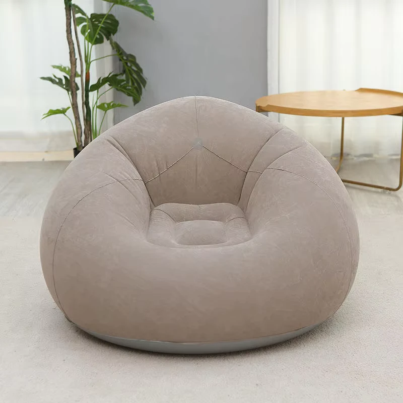 Divani a sacco gonfiabili a forma di pallone da calcio in PVC, stile moderno, portatili, per interni ed esterni