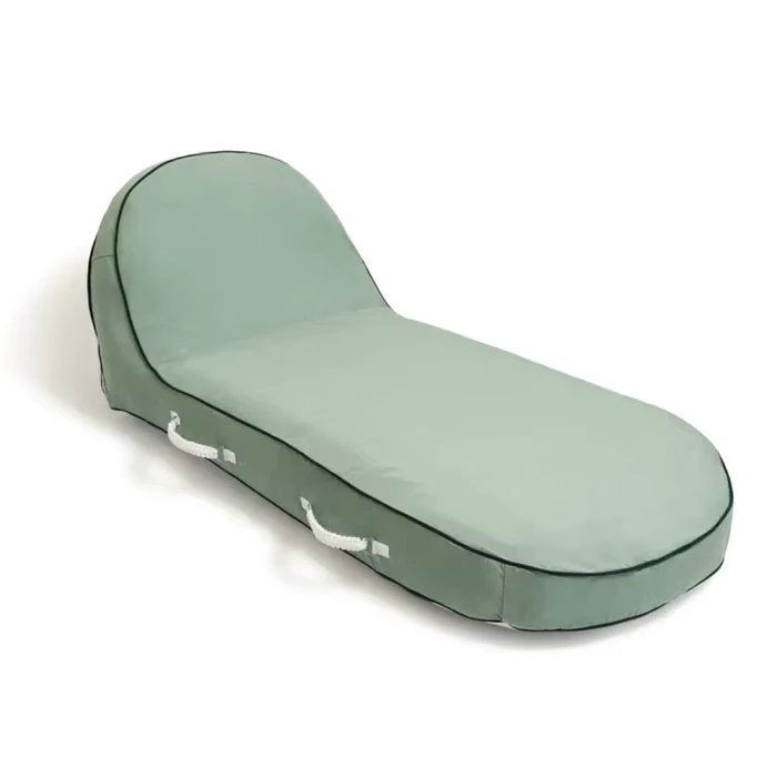Sedia da pavimento gonfiabile pieghevole in PVC, stile moderno, per uso in piscina all'aperto