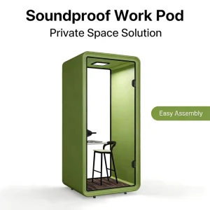 Pod Privacy Moderno Ufficio Fonoassorbente per Una Persona Adatto per Uffici o per Casa