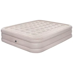 Modern Twin Size PVC Inflatable Air Bed for Home Foldable Bedroom Furniture with Detachable Rechargeable Pump for Camping