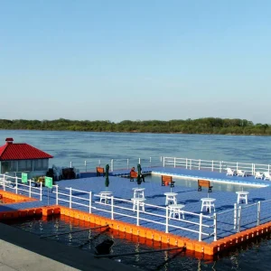 Sistema Modular de Pontón Flotante para Plataforma de Muelle de Piscina