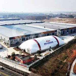 Tenda Inflável Monolítica Airform Sports com Membrana de Filme de Concreto Moldado por Pólo de Alta Construção