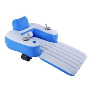 Motorized Inflatable Pool Lounger with BatteryPowered Propeller Ideal for Leisure Use in Pools Beaches and Lakes