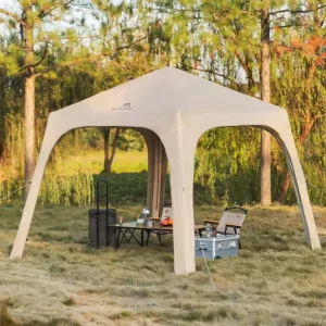 Tenda Dome Inflatable Mountainhiker Outdoor Tahan Hujan, Tahan Sinar Matahari, Tenda Pelindung Berlapis Perak