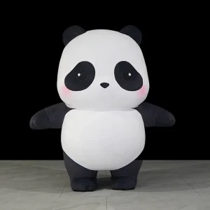 Mascote Inflável de Traje de Urso para Publicidade Personalizada, Panda Inflável