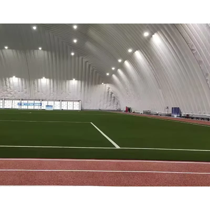 다기능 인플레이터블 공기 공급 구조 돔 축구 테니스 코트 건축막 지지형 공기 돔