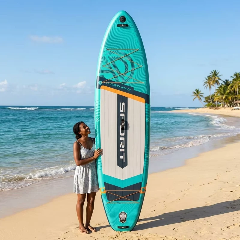 บอร์ดพายยืนลอยน้ำสำหรับหลายคน ISUP ขนาด 11'6''x35'' รองรับน้ำหนัก 450 ปอนด์