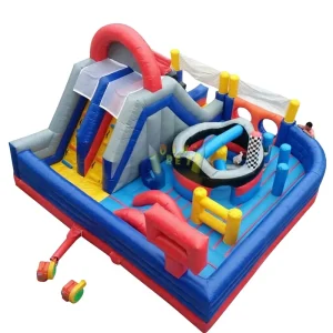Multi Play Inflatable Obstacle Challenge Bouncy Playground